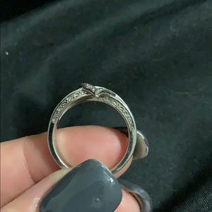 Kay Jewelers Jewelry - Silver and Yellow Heart Ring Kay Jewelers Jewelry - Silver and Yellow Heart Ring